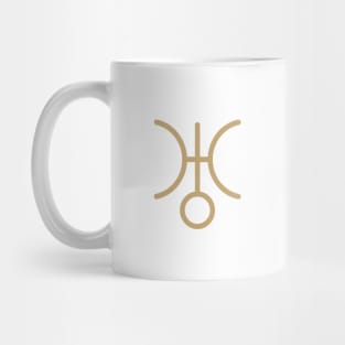 Uranus Solar System Symbol Mug
